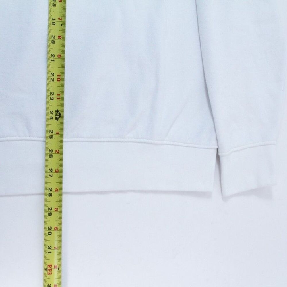 Polo Ralph Lauren Mens Hoodie NWOT White Multi-Graphic Fleece Ribbed Hem & Cuffs - Picture 11 of 11